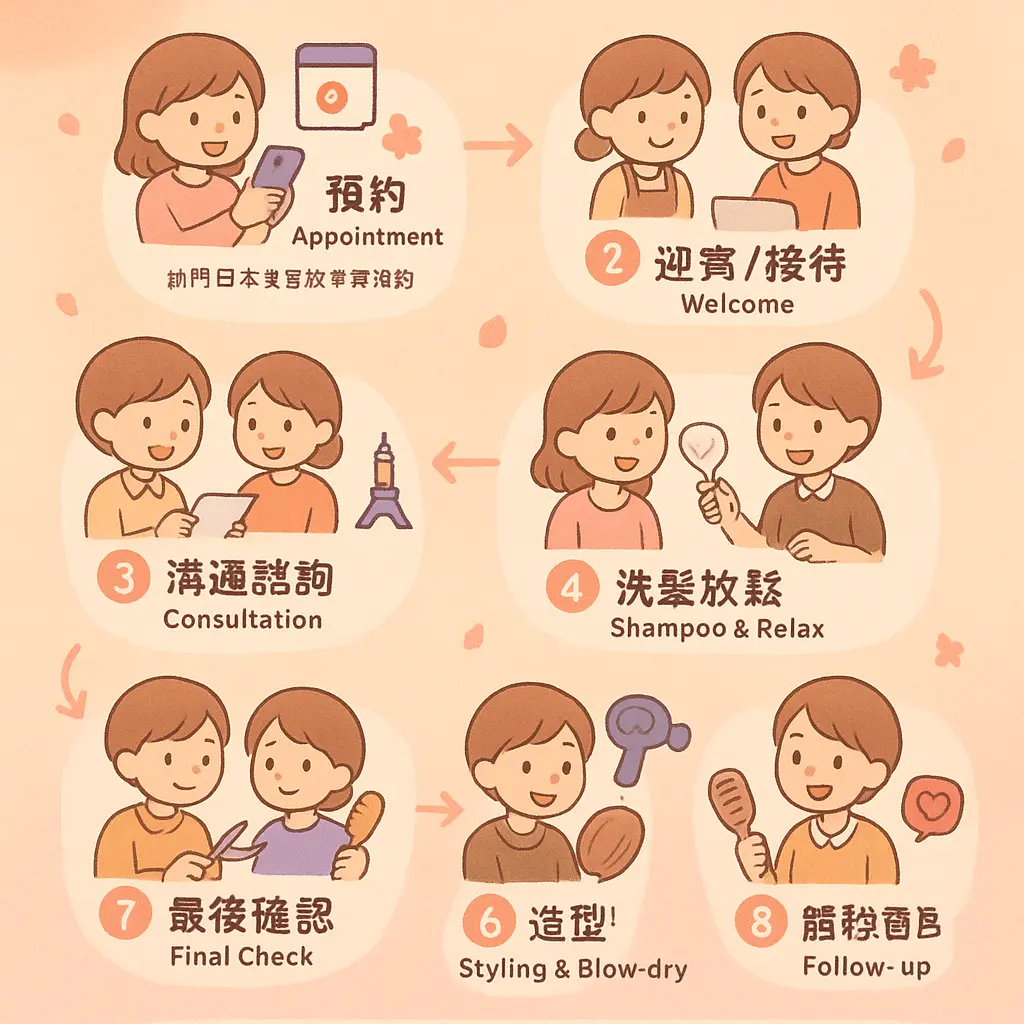 日式剪髮特色 - 日本