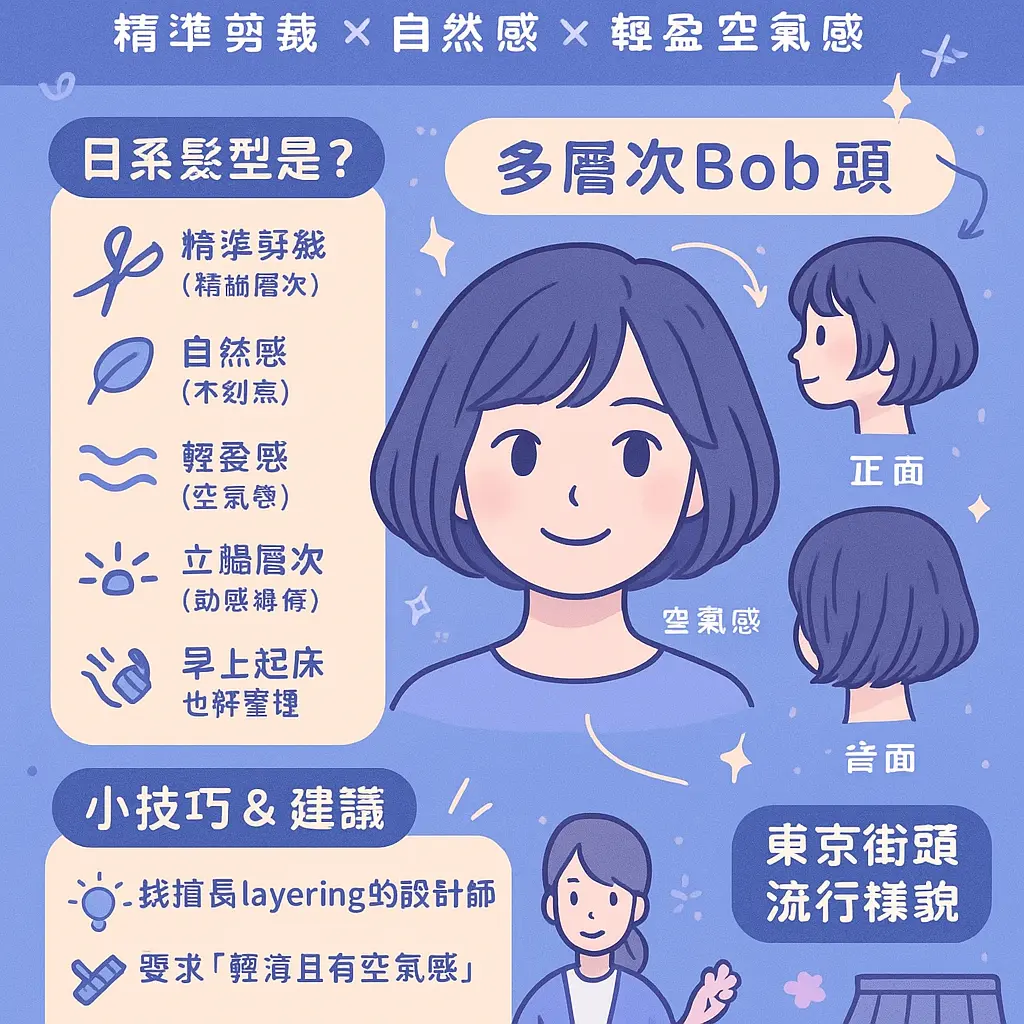 日式剪髮特色 - 東京