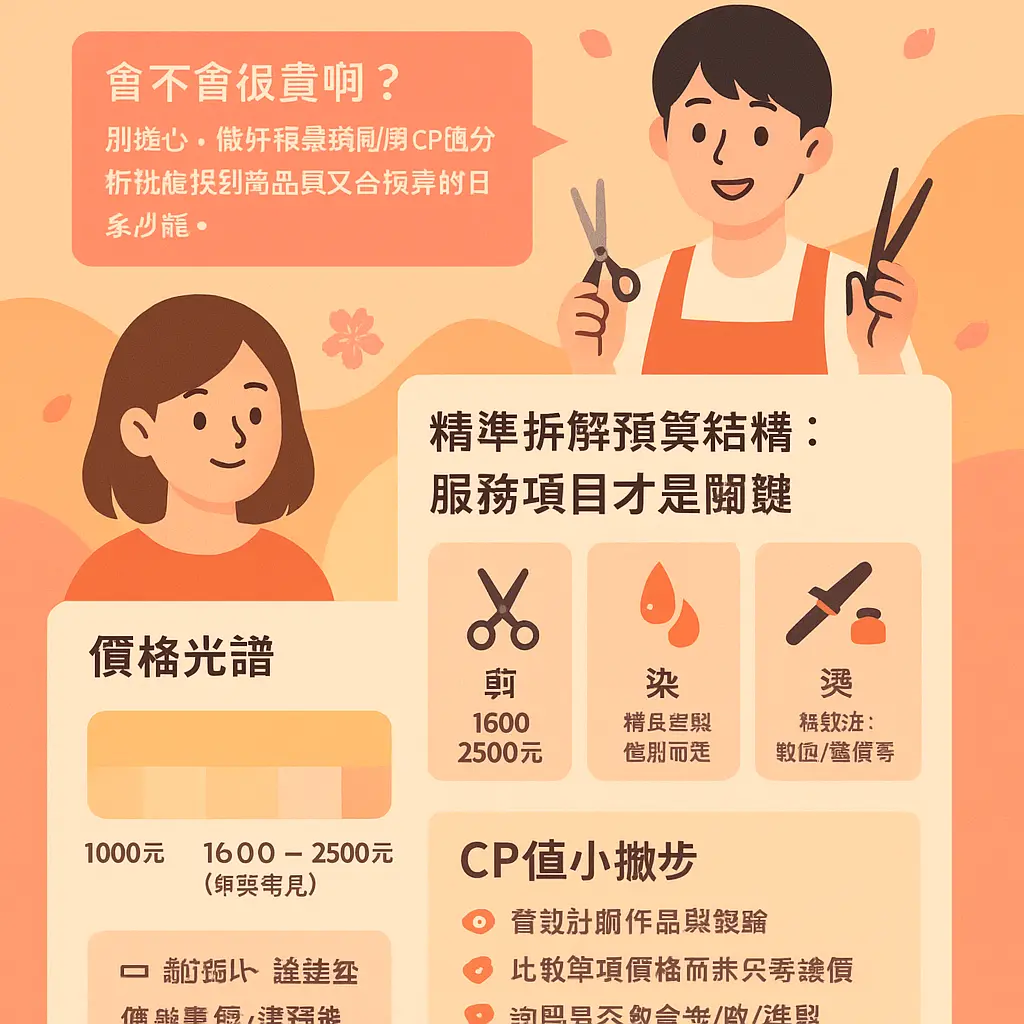 台北日式剪髮推薦 - 髮品