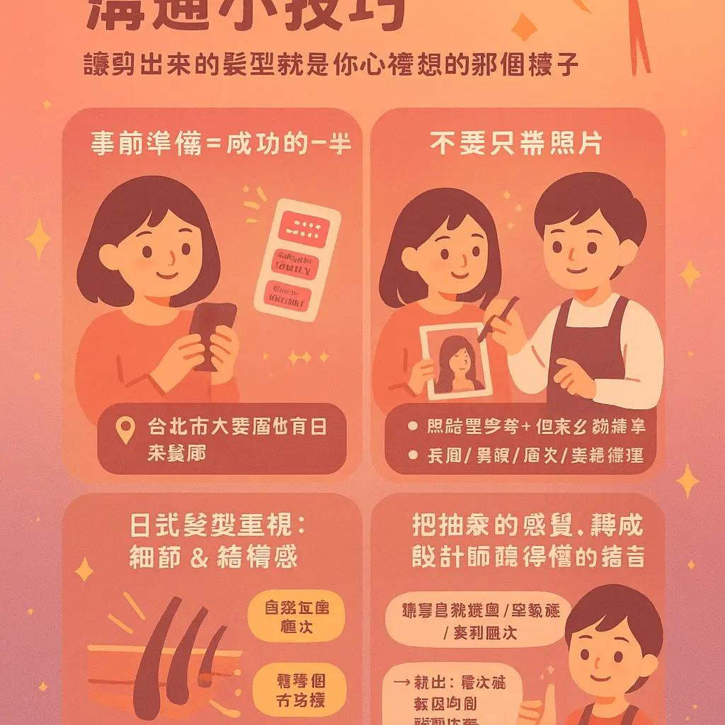 日式剪髮特色 - 歐系剪髮