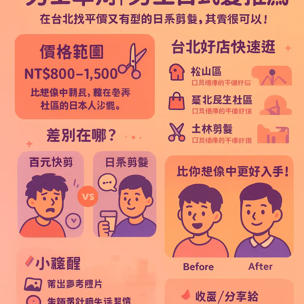 男生日式剪髮推薦 - 男士單剪