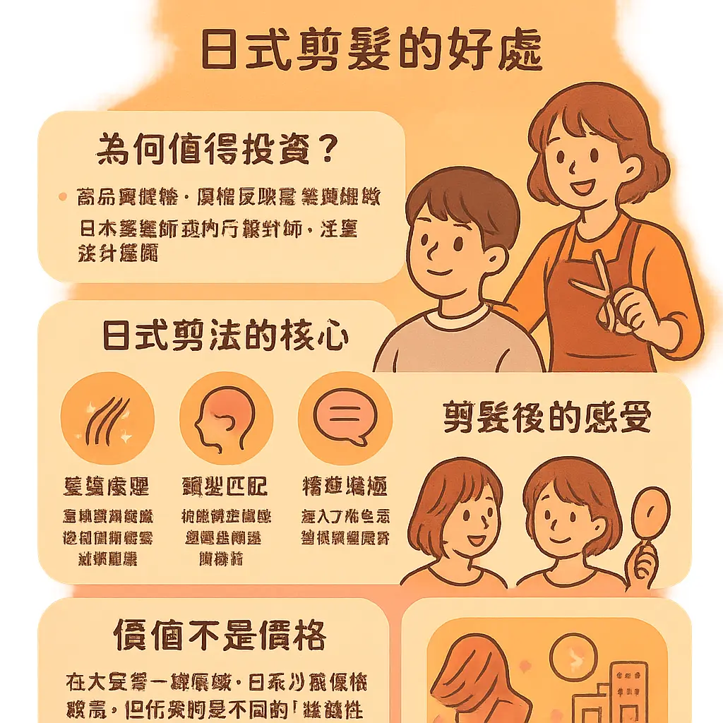日式剪髮好處 - 日系剪髮