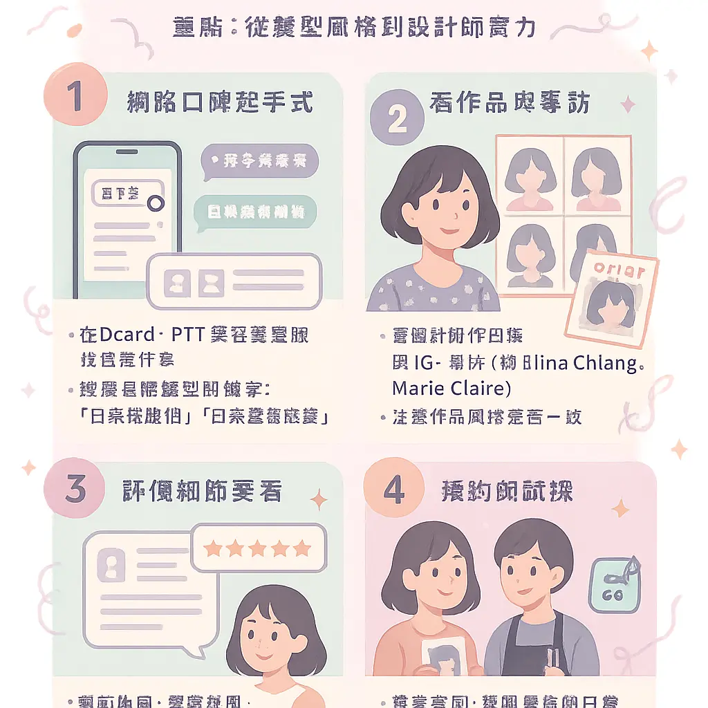 如何挑選日式剪髮設計師 - 髮型風格