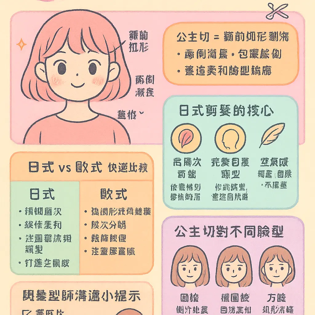 日式剪髮是什麼 - 公主切