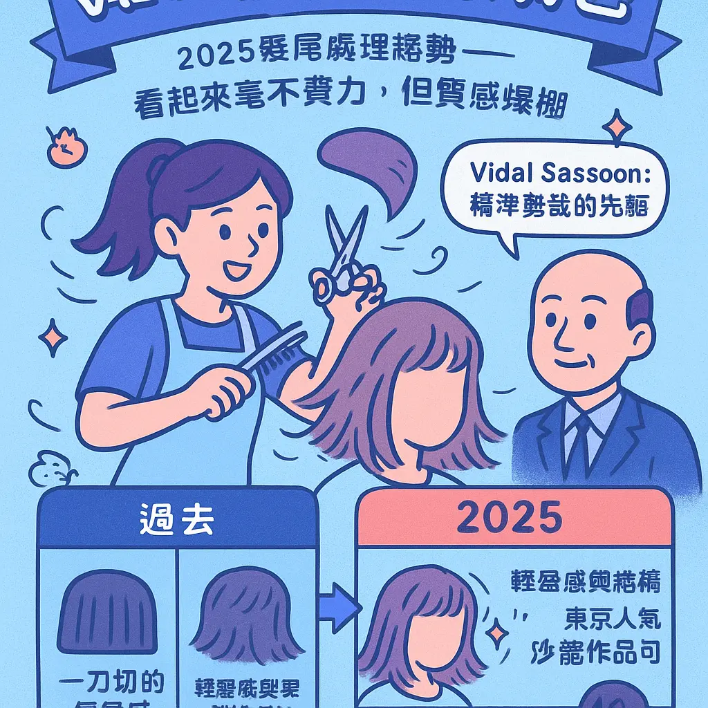 日式剪髮特色 - Sassoon