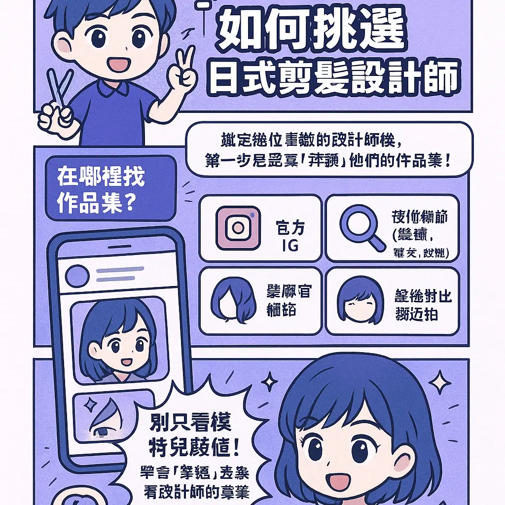 如何挑選日式剪髮設計師 - 髮廊預約