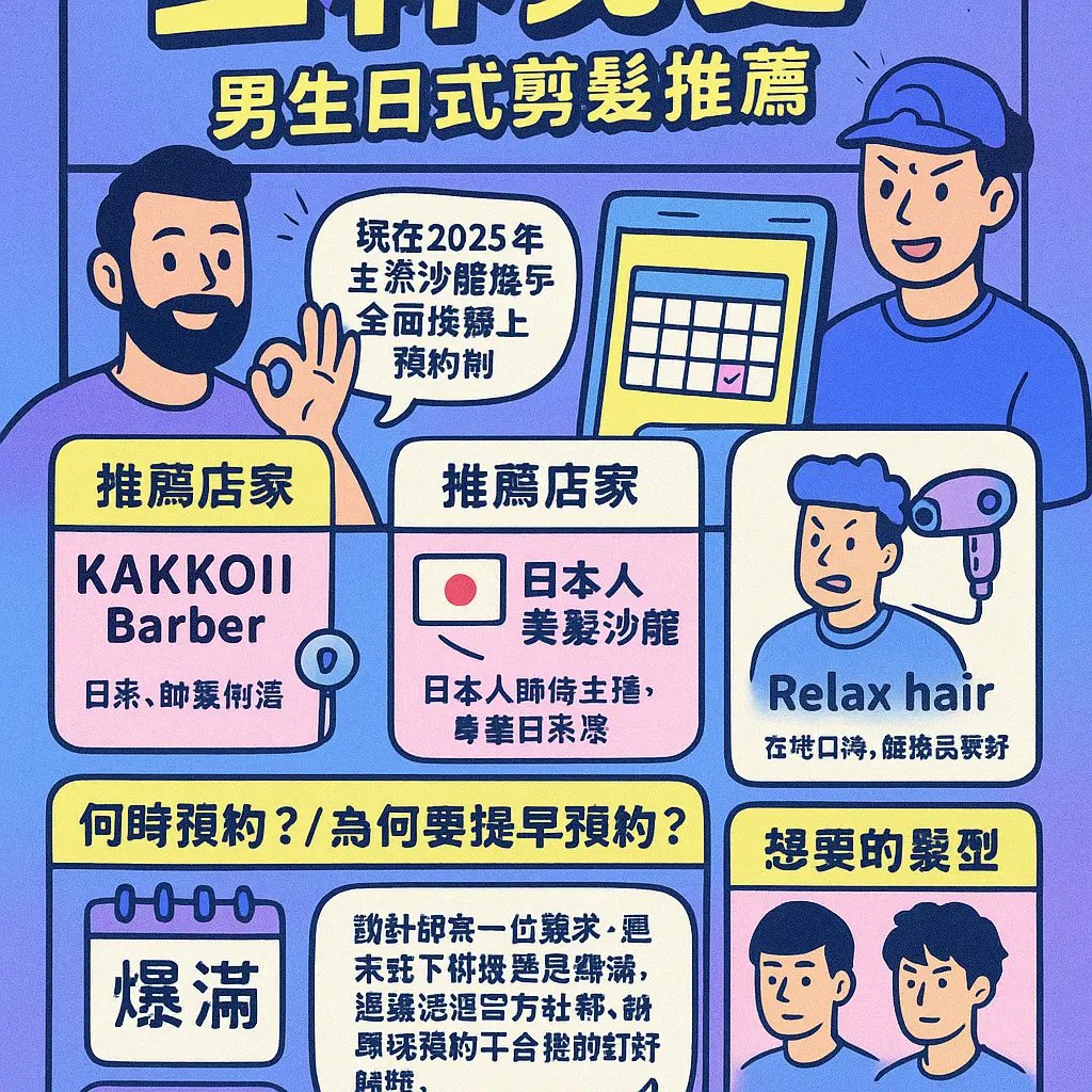 男生日式剪髮推薦 - 士林剪髮