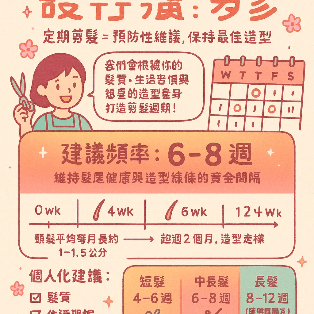 日式剪髮多久剪一次 - 設計師