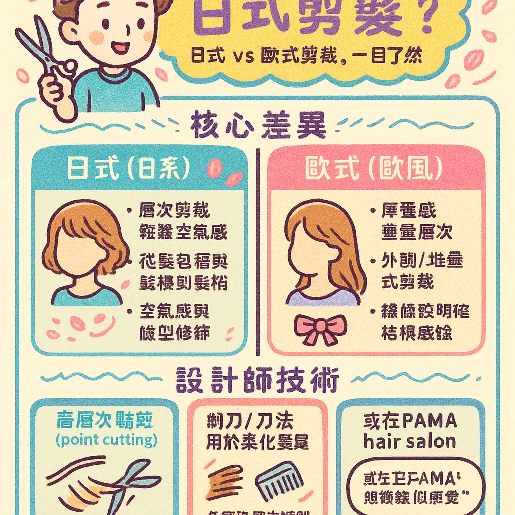 日式剪髮是什麼 - 髮型師