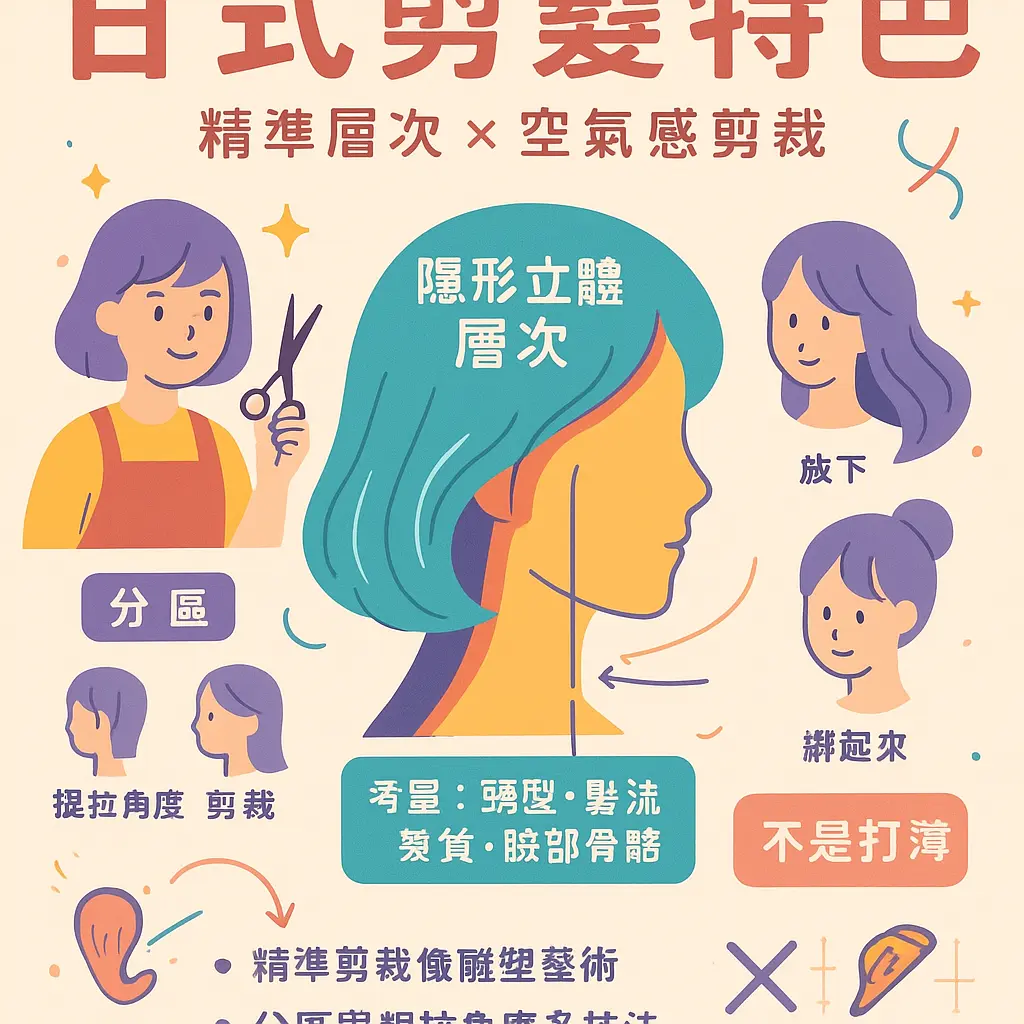 日式剪髮特色 - Pepper