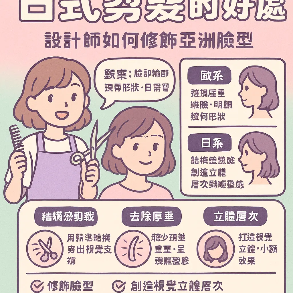 日式剪髮好處 - 設計師