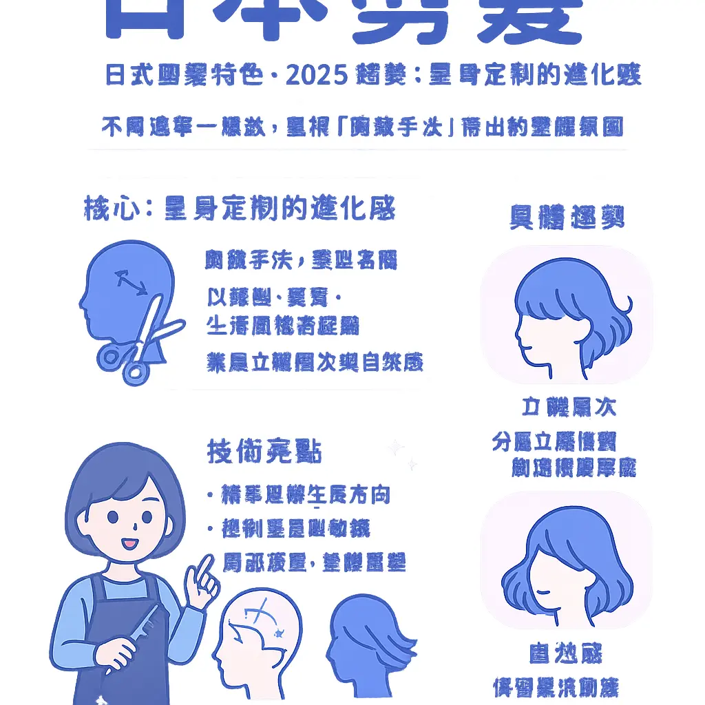 日式剪髮特色 - 日本剪髮