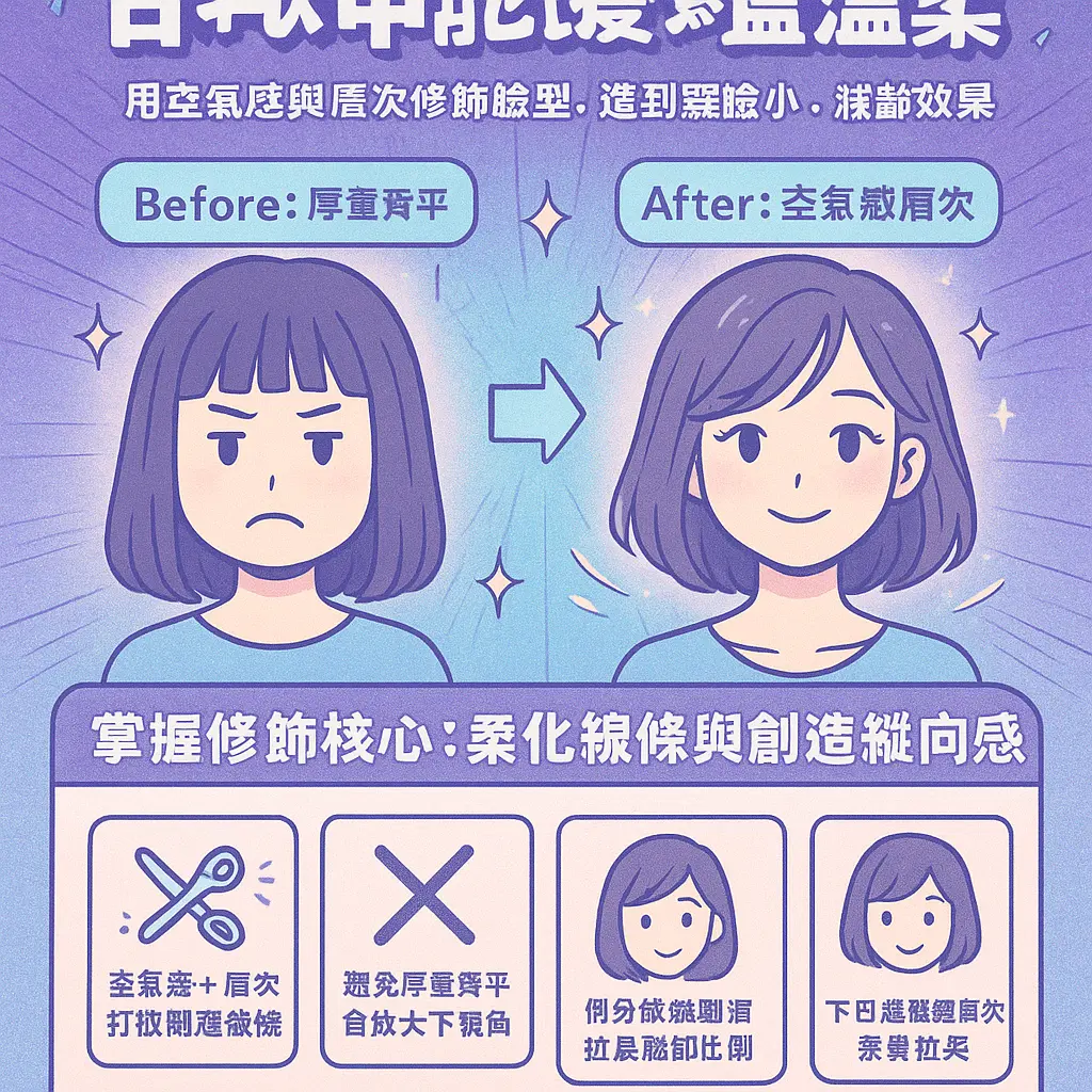 日式剪髮適合誰 - 中長髮