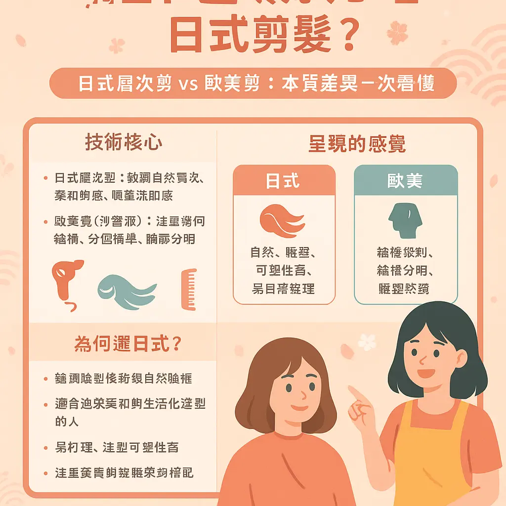 為什麼選擇日式剪髮 - 日系髮廊