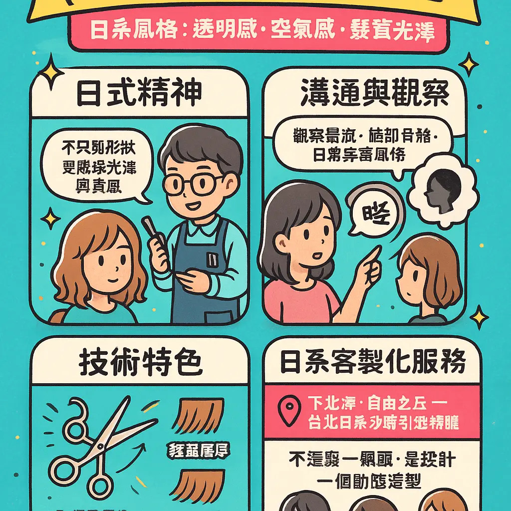 台北日式剪髮推薦 - 美髮設計師