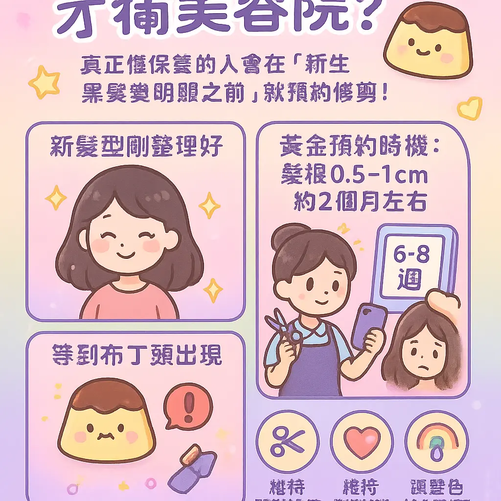 日式剪髮多久剪一次 - 護髮