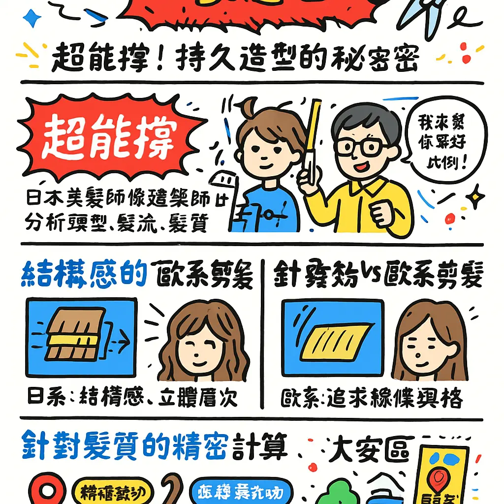 日式剪髮好處 - 大安區